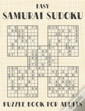 Capa do artigo Samurai Sudoku Puzzle Book For Adults - Easy