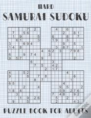 Samurai Sudoku Puzzle Book For Adults - Hard
