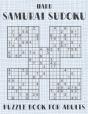 Samurai Sudoku Puzzle Book For Adults - Hard - Preview