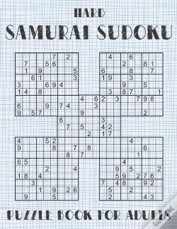 Capa do artigo Samurai Sudoku Puzzle Book For Adults - Hard