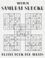 Samurai Sudoku Puzzle Book For Adults - Medium - Preview