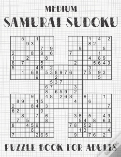 Capa do artigo Samurai Sudoku Puzzle Book For Adults - Medium
