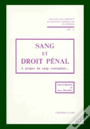 Capa do artigo Sang Et Droit Pénal