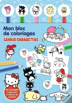 Capa do artigo Sanrio Characters - Bloc Coloriage Crayon Gomme