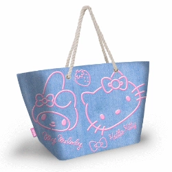Capa do artigo Sanrio Hello Kitty Denim Soleil Beach Bag, Blue