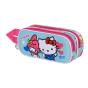 Sanrio Hello Kitty Friendship Estojo Duplo 3D, Azul - Preview