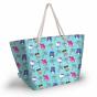 Sanrio Hello Kitty Palms Soleil Beach Bag, Turquoise - Preview