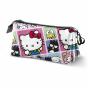 Sanrio Hello Kitty Panels Estojo Triplo, Multicolorido - Preview
