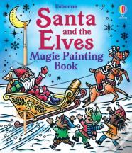 Santa And The Elves Magic Painting Book