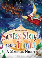 Santa'S Sleigh Takes Flight! A Magical Night.