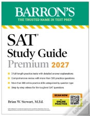 Capa do artigo Sat Study Guide Premium, 2027: 3 Practice Tests + Comprehensive Review + Online Practice And Video Lessons