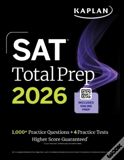 Capa do artigo Sat Total Prep 2026: Includes 4 Full Length Practice Tests, 1,100+ Practice Questions + 1 Year Access To Online Quizzes And Video Lessons And Tutorial
