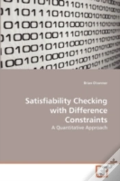 Capa do artigo Satisfiability Checking With Difference