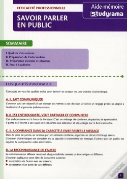 Capa do artigo Savoir Parler En Public