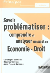 Capa do artigo Savoir Problematiser ; Economie-Droit