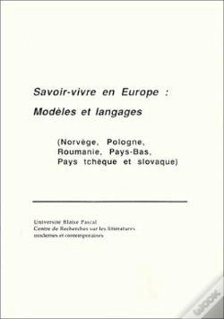 Capa do artigo Savoir Vivre En Europe ; Modeles Et Langages