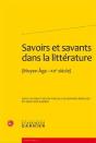 Savoirs Et Savants Dans La Littérature (Moyen Âge-Xxe Siècle) - Preview