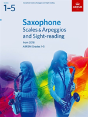 Saxophone Scales & Arpeggios And Sight-Reading, Abrsm Grades 1-5 - Preview