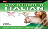 Say It Right In Italian, Third Edition