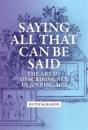 Saying All That Can Be Said - Preview
