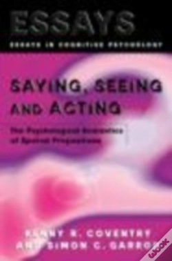 Capa do artigo Saying, Seeing And Acting