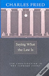 Capa do artigo Saying What The Law Is
