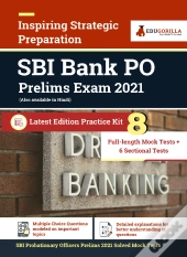 Sbi Po Prelims 2021 8 Full-Length Mock Tests + 6 Sectional Test