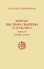 Sc 499 Defense Des Trois Chapitres (A Justinien),Iv - Preview
