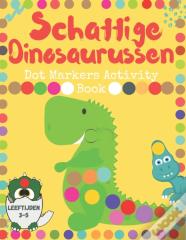 Schattige Dinosaurussen Dot Markers Activity Book Leeftijden 3-5