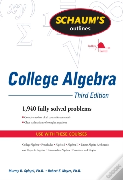 Capa do artigo Schaum'S Outline Of College Algebra, Third Edition