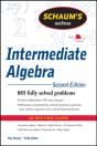 Schaum'S Outline Of Intermediate Algebra, Second Edition - Preview