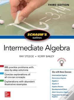 Capa do artigo Schaum'S Outline Of Intermediate Algebra, Third Edition