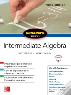 Capa do artigo Schaum'S Outline Of Intermediate Algebra, Third Edition