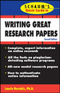 Schaum'S Quick Guide To Writing Great Research Papers - Preview