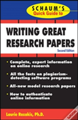 Capa do artigo Schaum'S Quick Guide To Writing Great Research Papers