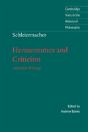 Schleiermacher: Hermeneutics And Criticism - Preview