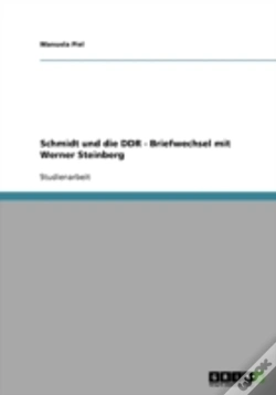 Capa do artigo Schmidt Und Die Ddr - Briefwechsel Mit Werner Steinberg