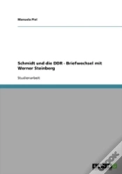 Capa do artigo Schmidt Und Die Ddr - Briefwechsel Mit Werner Steinberg