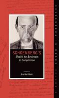 Schoenberg'S Models For Beginners In Composition