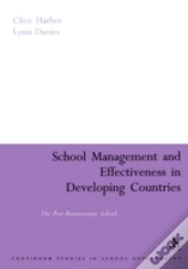 School Management And Effectiveness In Developing Countries