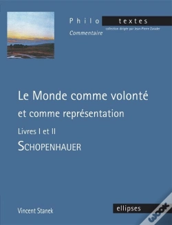 Capa do artigo Schopenhauer, Le Monde Comme Volonté Et Comme Représentation, Livres I Et Ii