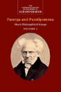 Schopenhauer: Parerga And Paralipomena: Volume 1 - Preview