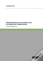 Schreibkonferenz Zum Erstellen Eines Wirkungsvollen Klappentextes