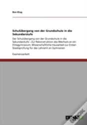 Capa do artigo Schulabergang Von Der Grundschule In Die Sekundarstufe