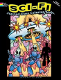 Sci-Fi Stained Glass Coloring Book - Preview