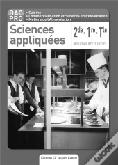 Sciences Appliquee 2e/1e/Terminalebac Pro 3 Ans Cuisine Livre Du Professeur