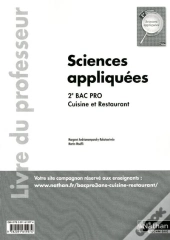 Sciences Appliquees 2eme Bac Pro Cuisine Et Restaurant - Professeur 2011