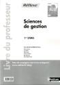 Sciences De Gestion 1ere Stmg (Pochette Reflexe)  Professeur 2014 - Preview