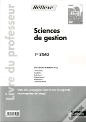 Sciences De Gestion 1ere Stmg (Pochette Reflexe)  Professeur 2014