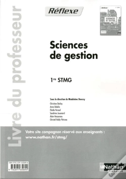 Capa do artigo Sciences De Gestion 1ere Stmg (Pochette Reflexe)  Professeur 2014